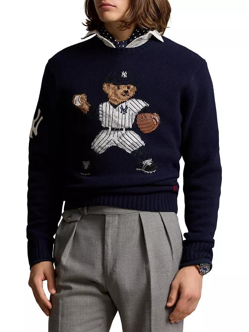 Yankees Polo Bear Knit Sweater Product Image