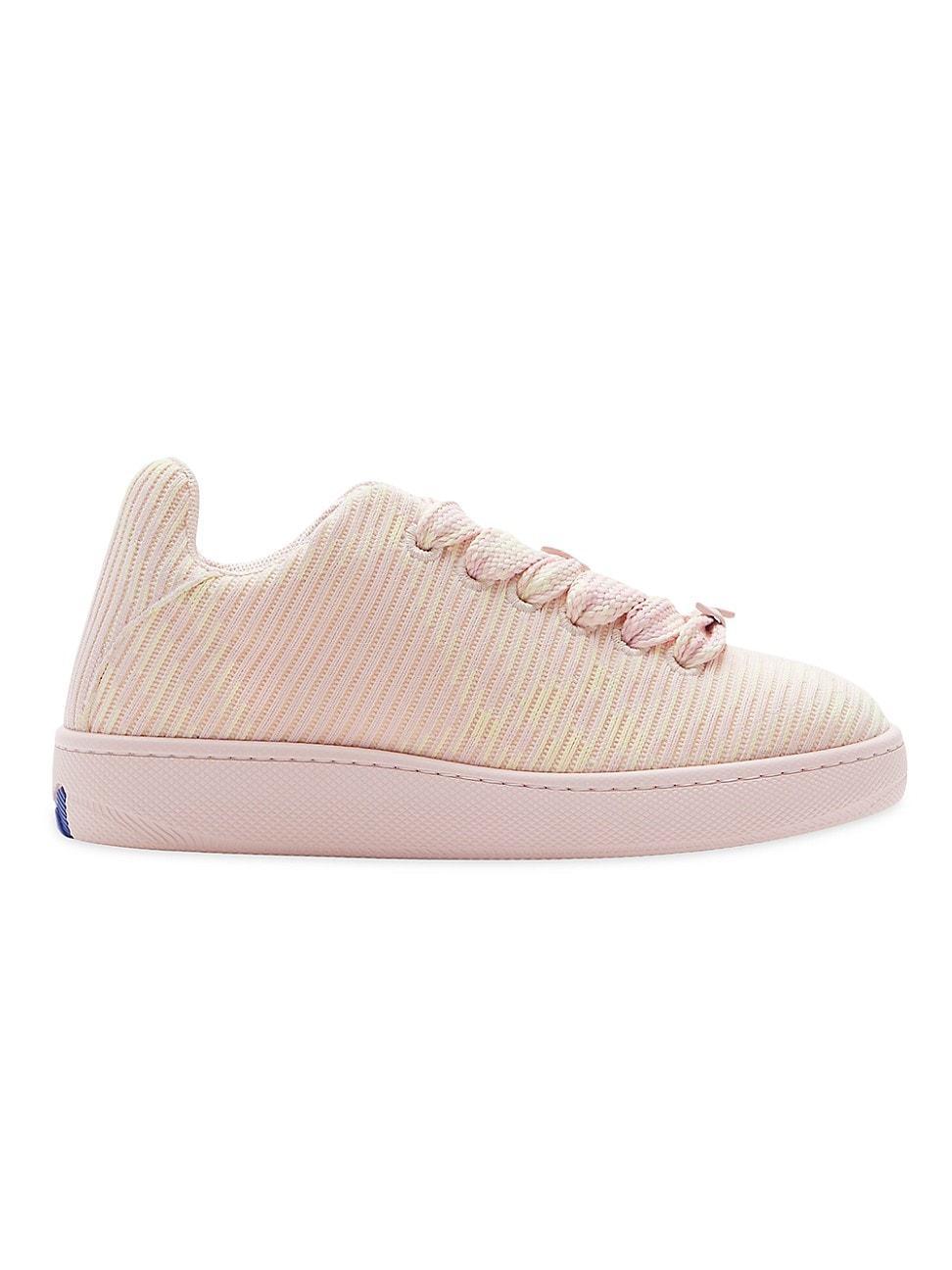 Womens Check Knit Box Sneakers Product Image