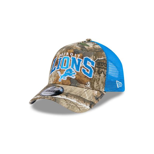 Detroit Lions Active 9FORTY A-Frame Trucker Hat Male Product Image