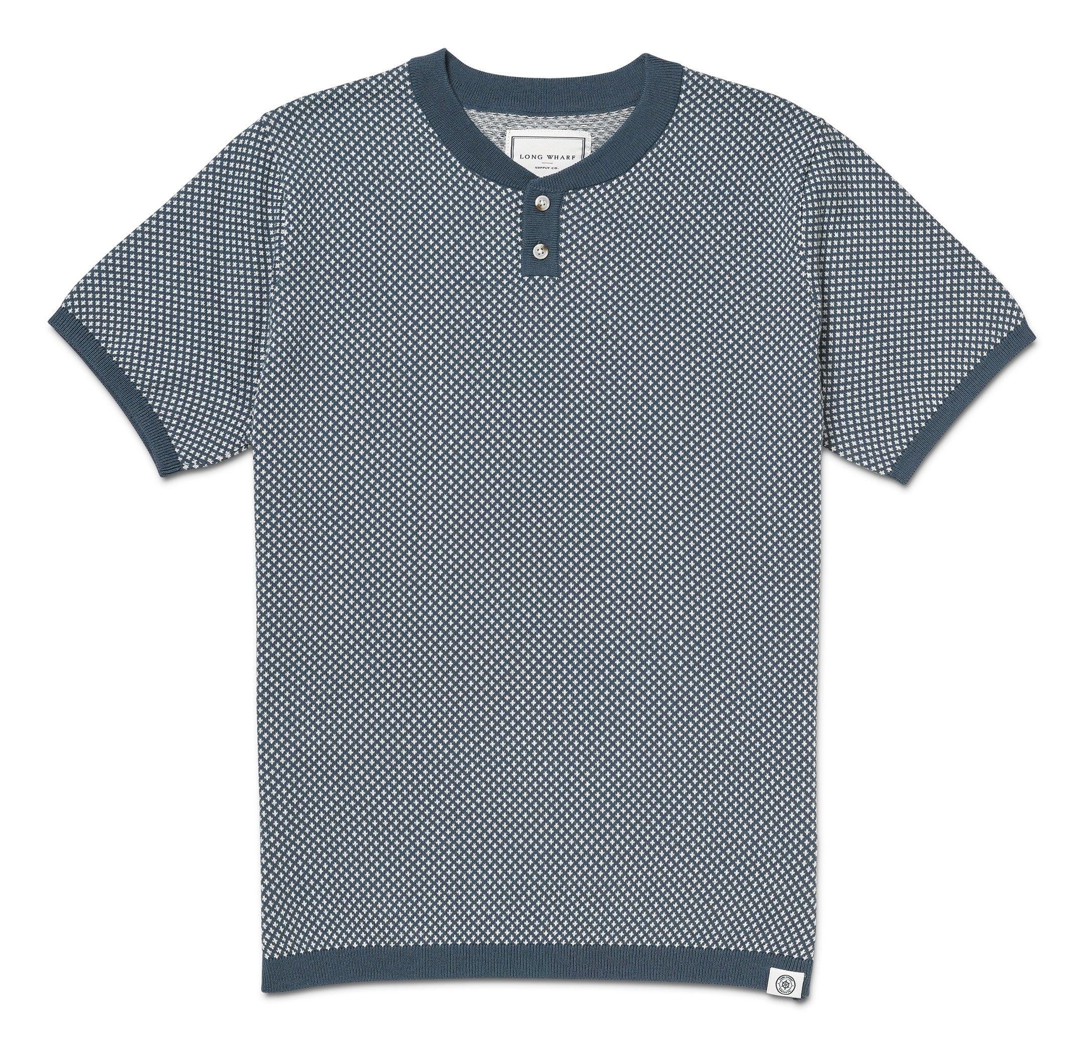 Edgartown SeaWell™ Knit Henley Tee Male Product Image