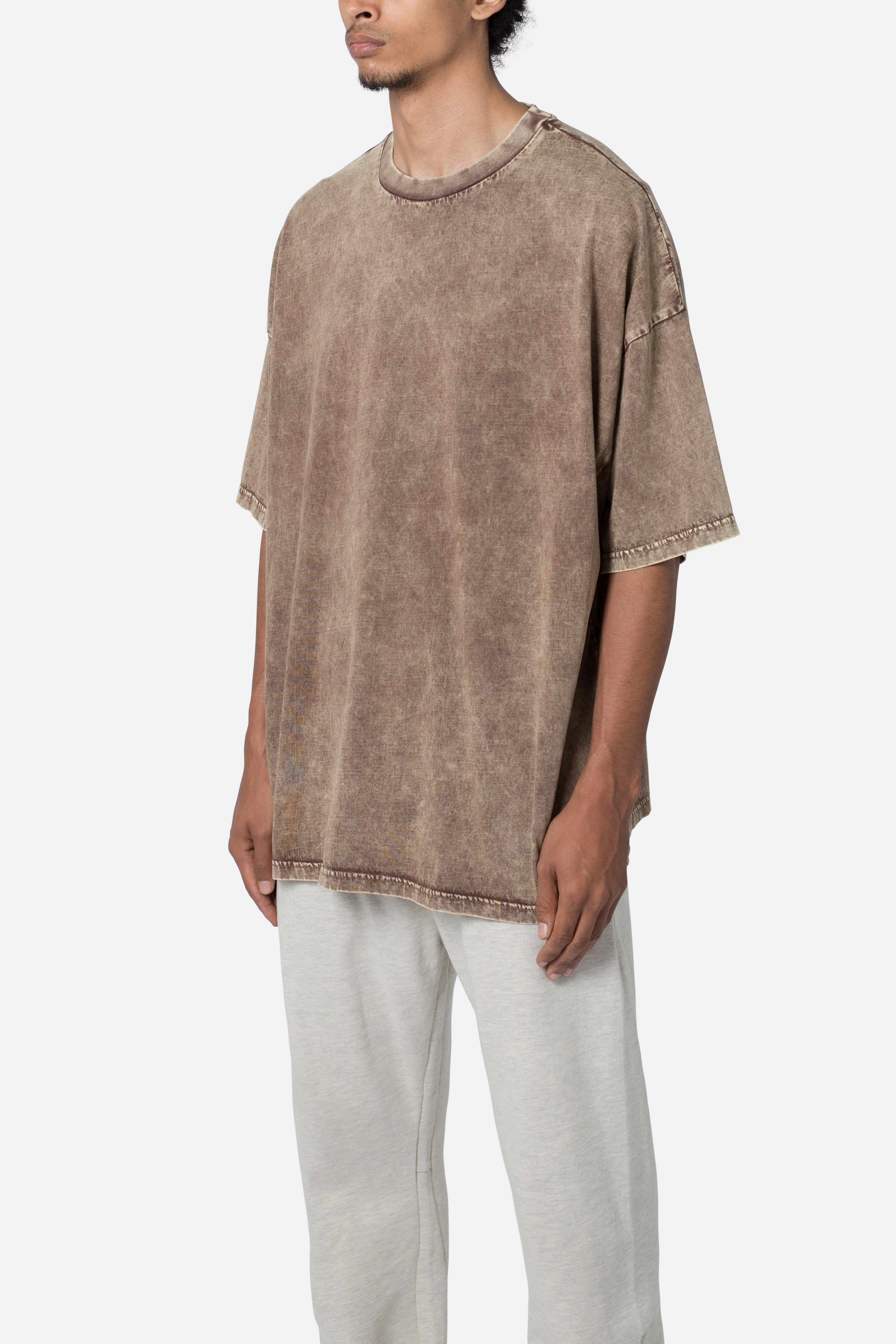 Oversized Acid Tee - Brown Product Image