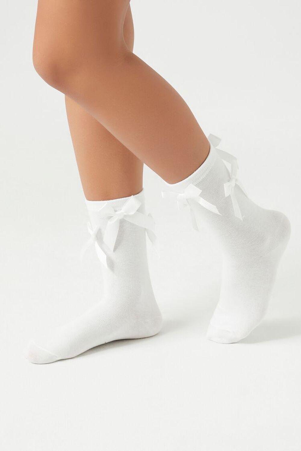 Bow Crew Socks | Forever 21 Product Image