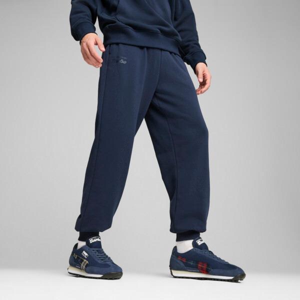 PUMA Porsche Legacy ESS Men's Pants in Dark Blue Product Image