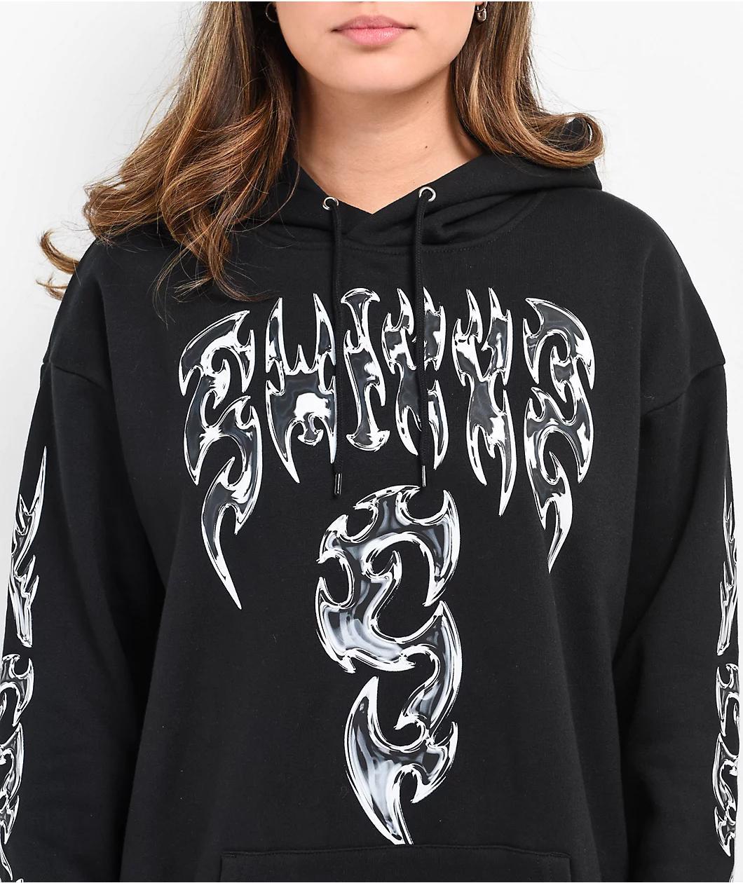 SWIXXZ Chrome Black Hoodie Product Image