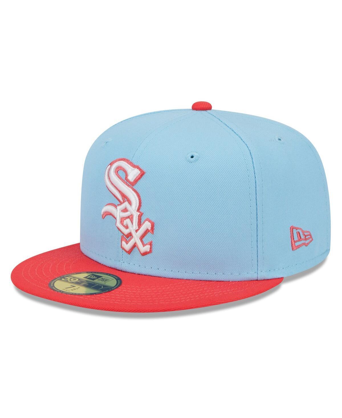 Mens New Era Light Blue Chicago White Sox Spring Color Two-Tone 59FIFTY Fitted Hat - Light Blue Product Image