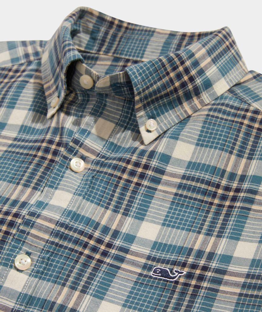 Cotton Madras Plaid Shirt Product Image