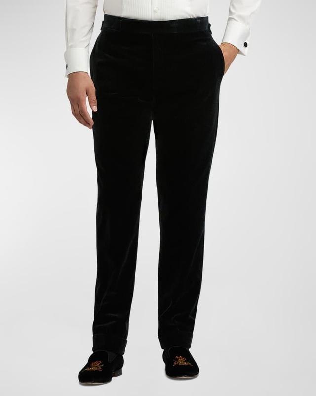 Men's Gregory Hand-Tailored Velvet Trousers Product Image