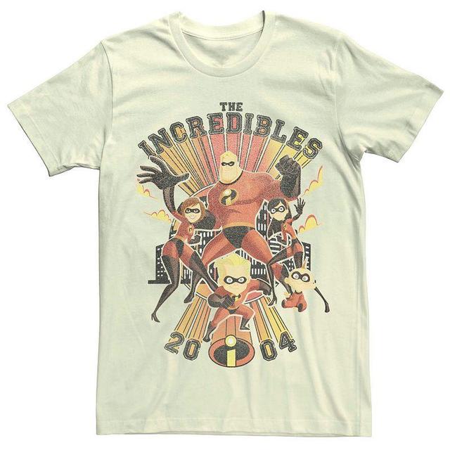 Mens Disney Pixar Incredibles Vintage Group Shot Tee Product Image