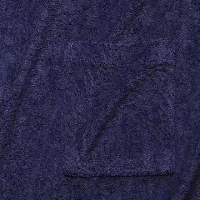 Terry Fleece Vacation Polo - Navy Product Image