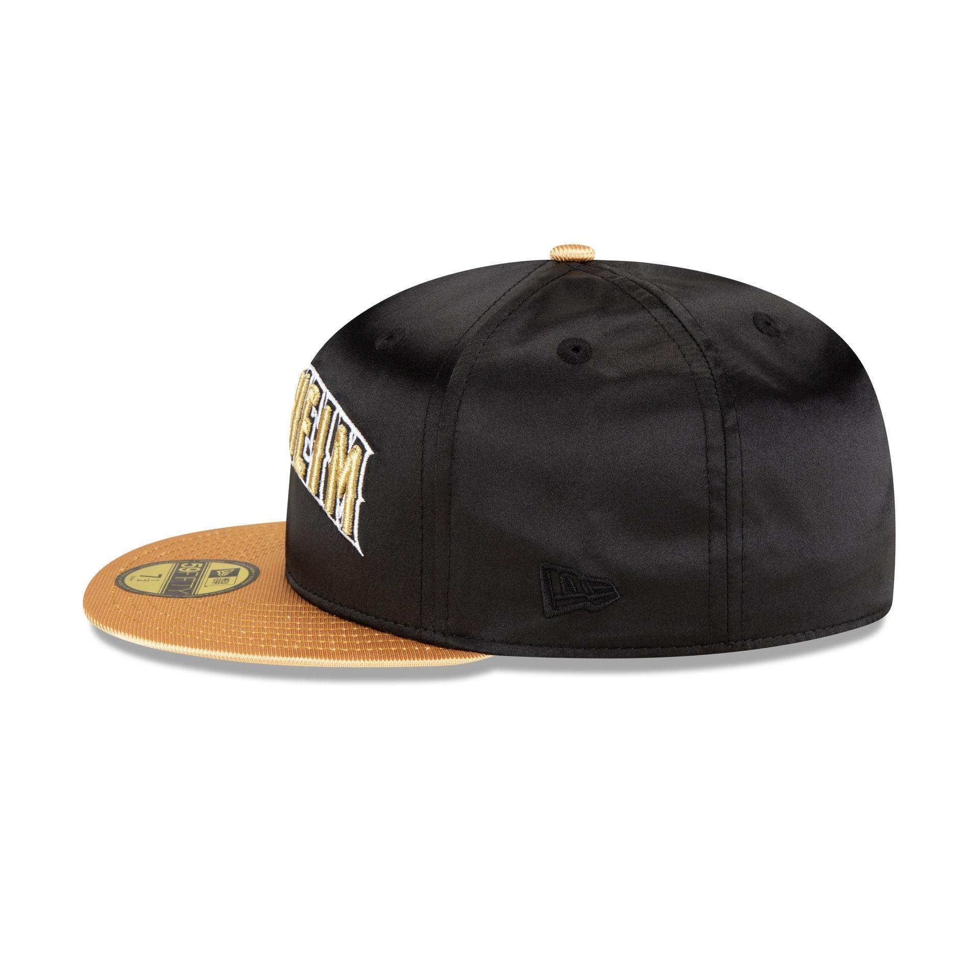 Los Angeles Angels Metallic Gold 59FIFTY Fitted Hat Male Product Image