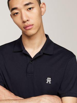 TH Logo Regular Fit Interlock Polo Product Image