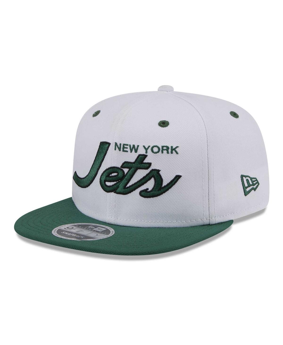 Mens New Era /Green New York Jets Sparky Original 9FIFTY Snapback Hat Product Image