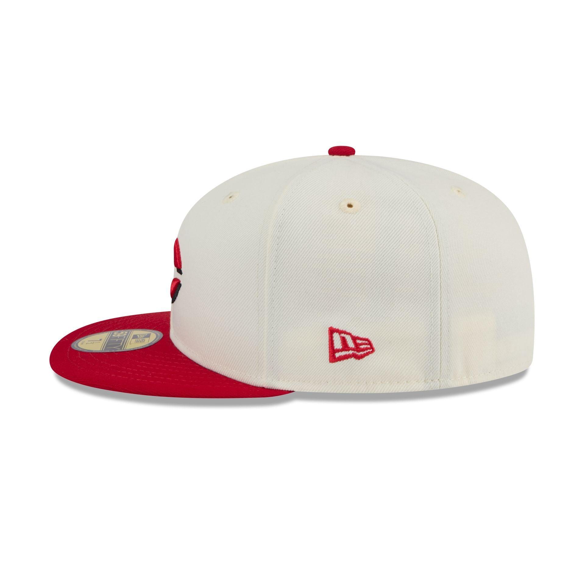 Cincinnati Reds Chrome 59FIFTY Fitted Hat Male Product Image