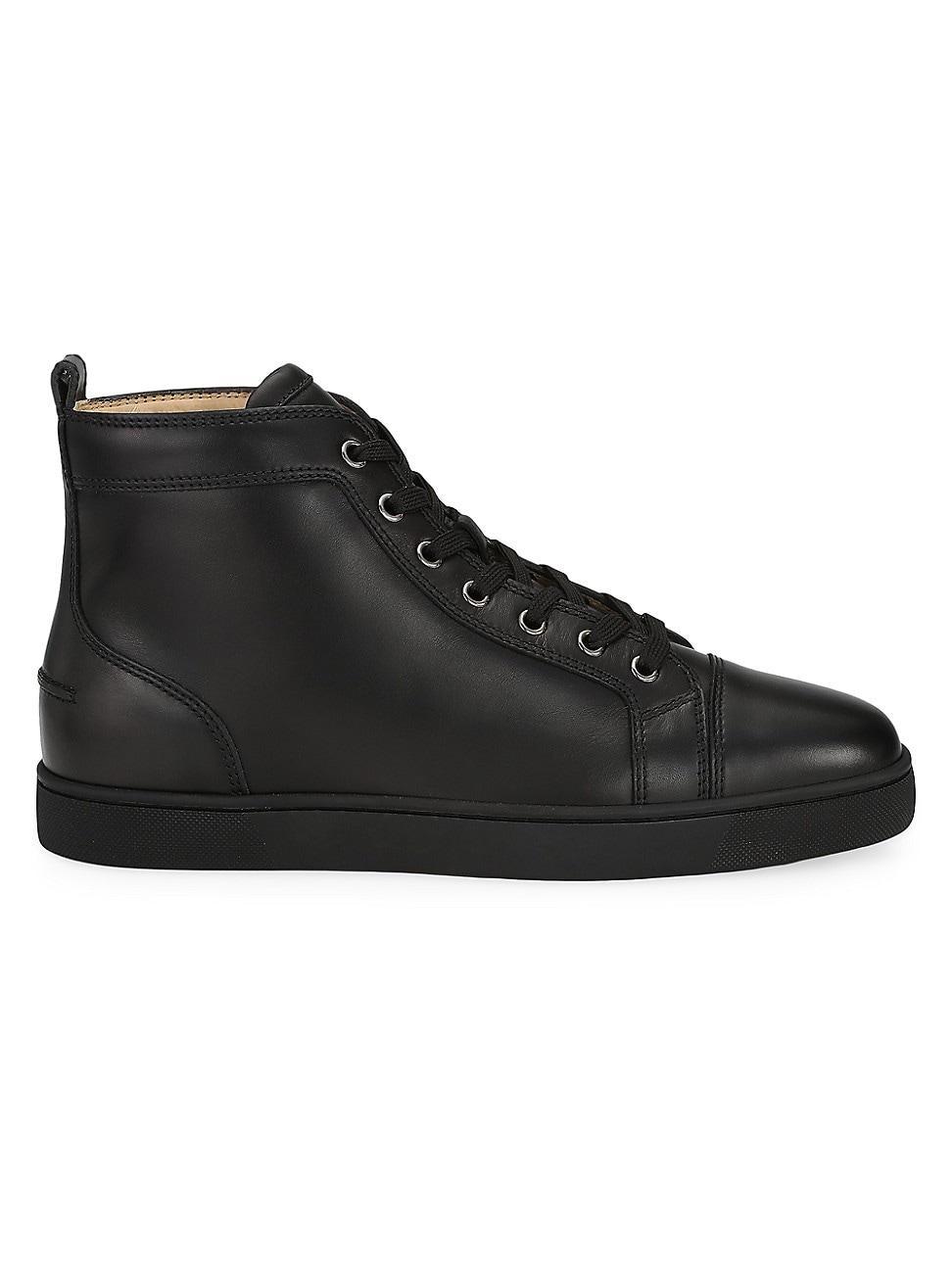 Mens Louis Leather High-Top Sneakers Product Image