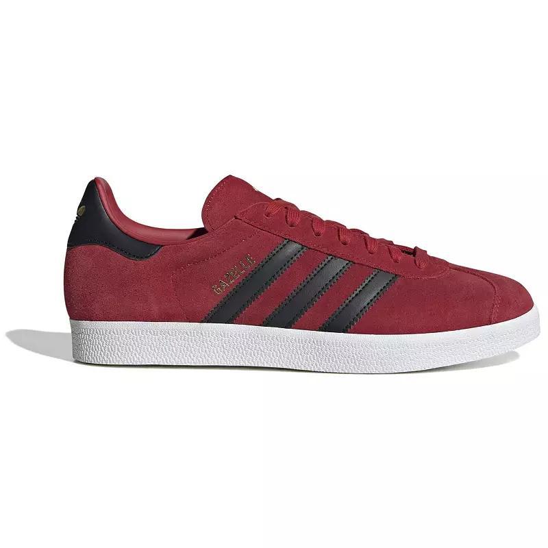 Mens adidas Originals Red Manchester United Team Gazelle Shoes Product Image