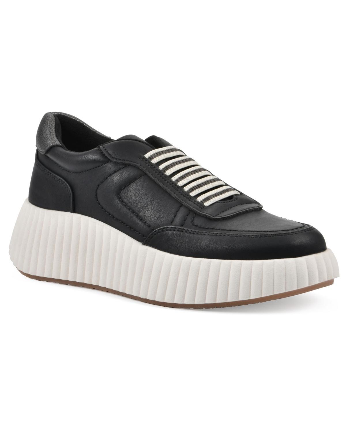 White Mountain Womens Daytime Platform Sneakers Product Image