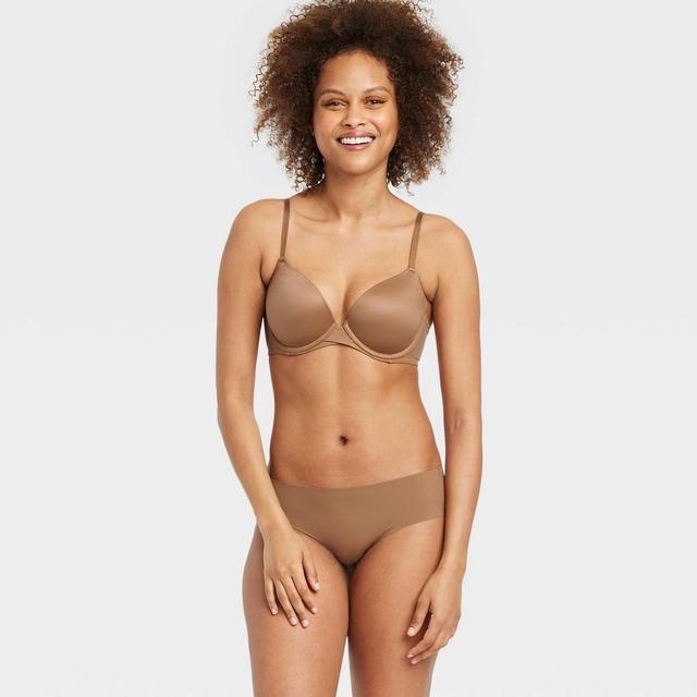 Womens Invisible Edge Cheeky Underwear - Auden Caramel XL Product Image