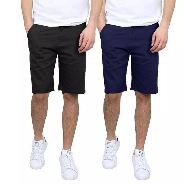 Mens Galaxy 2-Pack 10.5-in. Slim-Fit Cotton Flex Chino Shorts Product Image