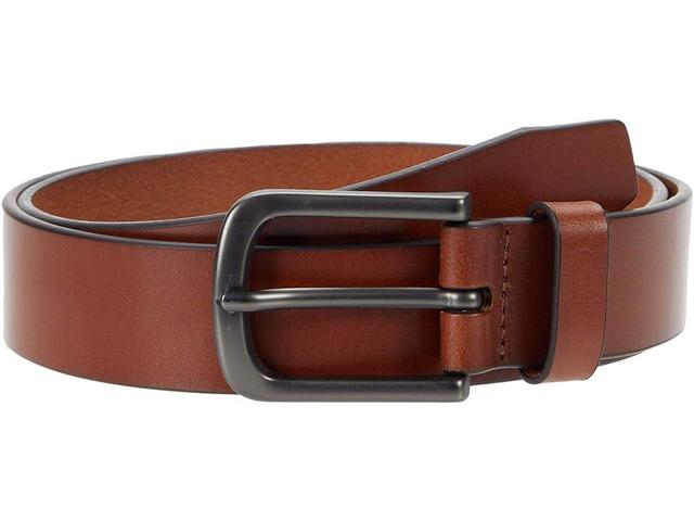 Johnston & Murphy Flat Edge Casual Belt Leather) Men's Belts Product Image