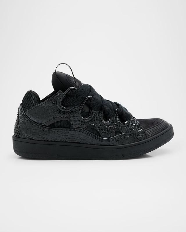 Mens Leather and Suede Curb Sneakers Product Image