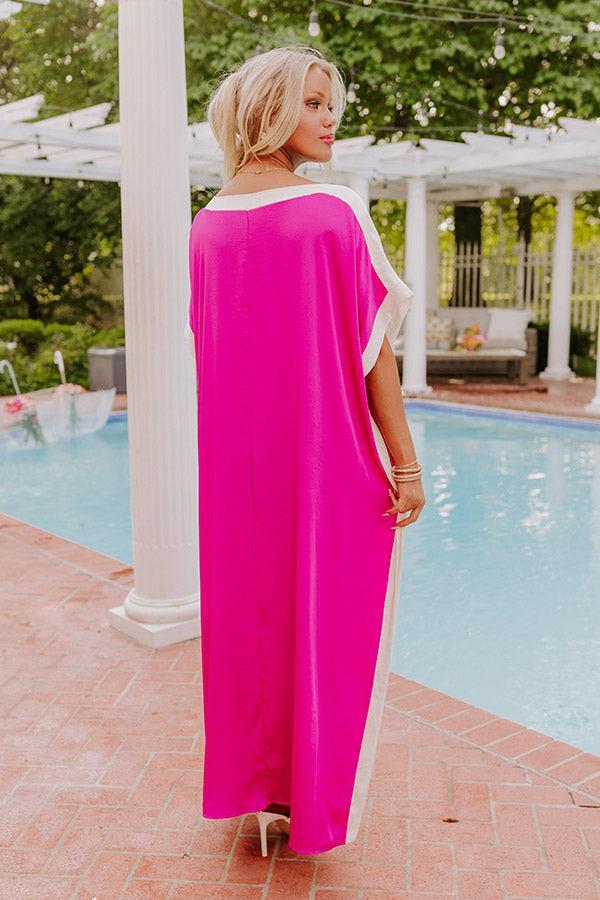 Uptown Happy Hour Caftan Maxi Dress in Orchid Product Image