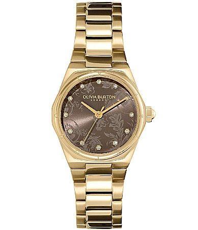 Olivia Burton Womens Mini Hexa Mushroom  Gold Bracelet Watch Product Image