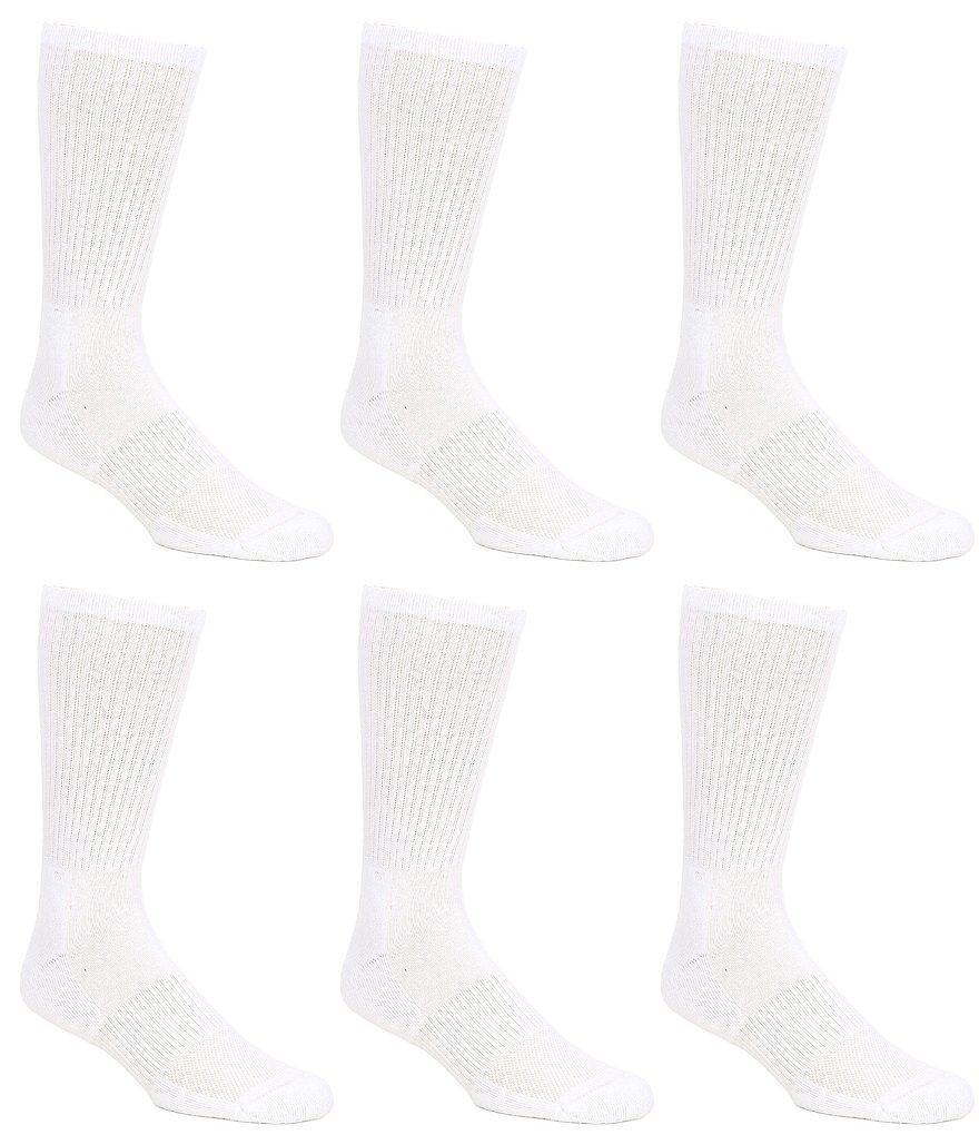 Gold Label Roundtree & Yorke Sport Performance Crew Athletic Socks 6-Pack Product Image