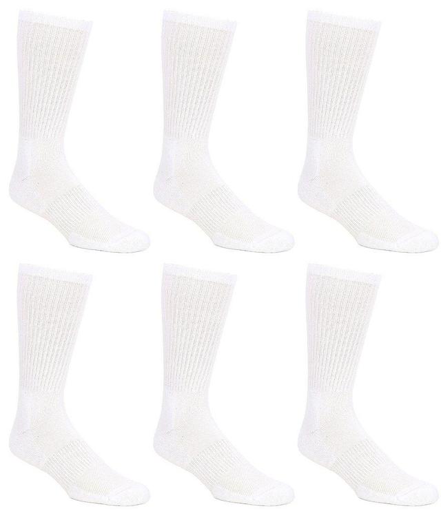 Gold Label Roundtree & Yorke Sport Performance Crew Athletic Socks 6-Pack Product Image