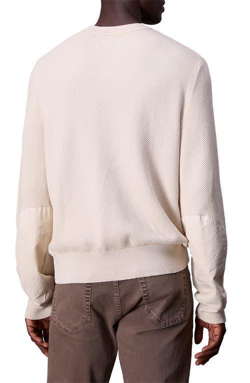 RAG & BONE Dexter Washed Crewneck Sweater In Ivory Product Image