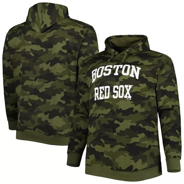 Mens Camo Boston Red Sox Allover Print Pullover Hoodie Product Image