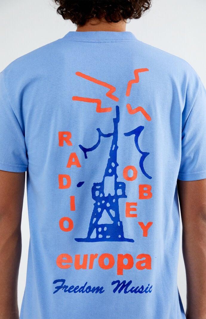 Obey Men's Radio Europa T-Shirt Product Image