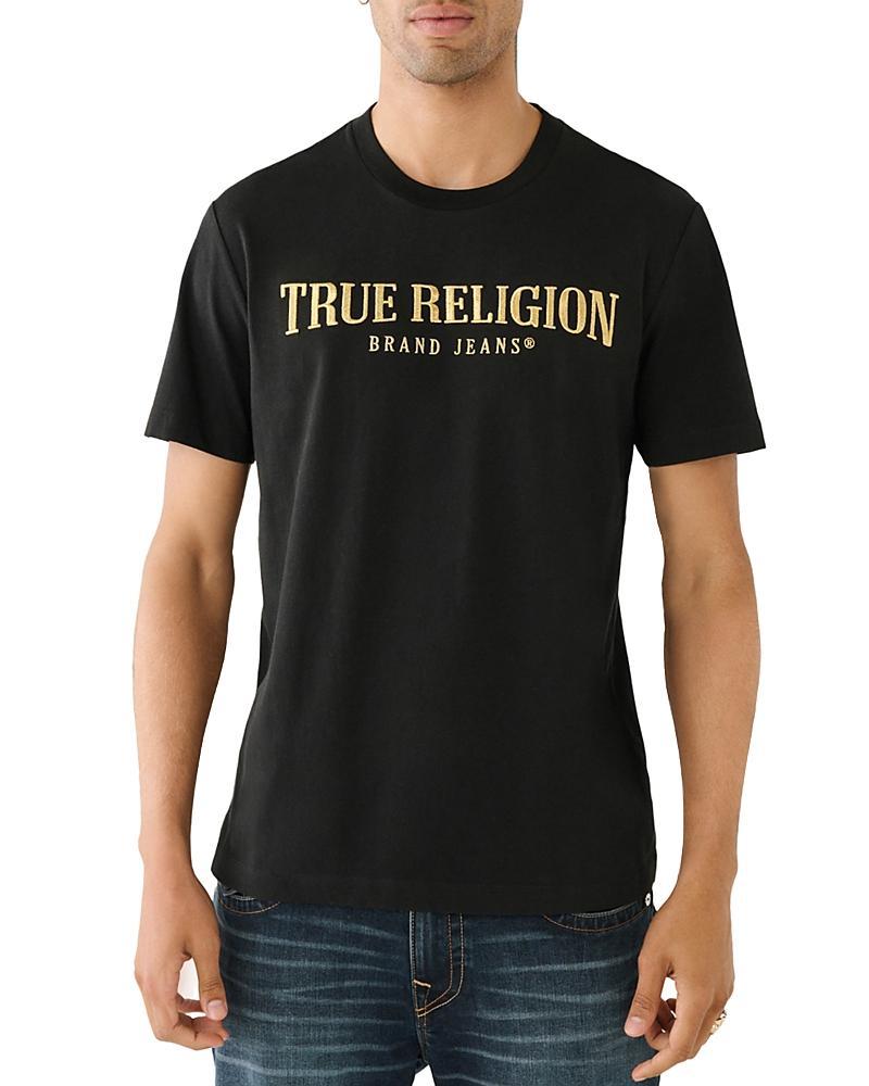 True Religion Brand Jeans Gold Arch Embroidered T-Shirt Product Image