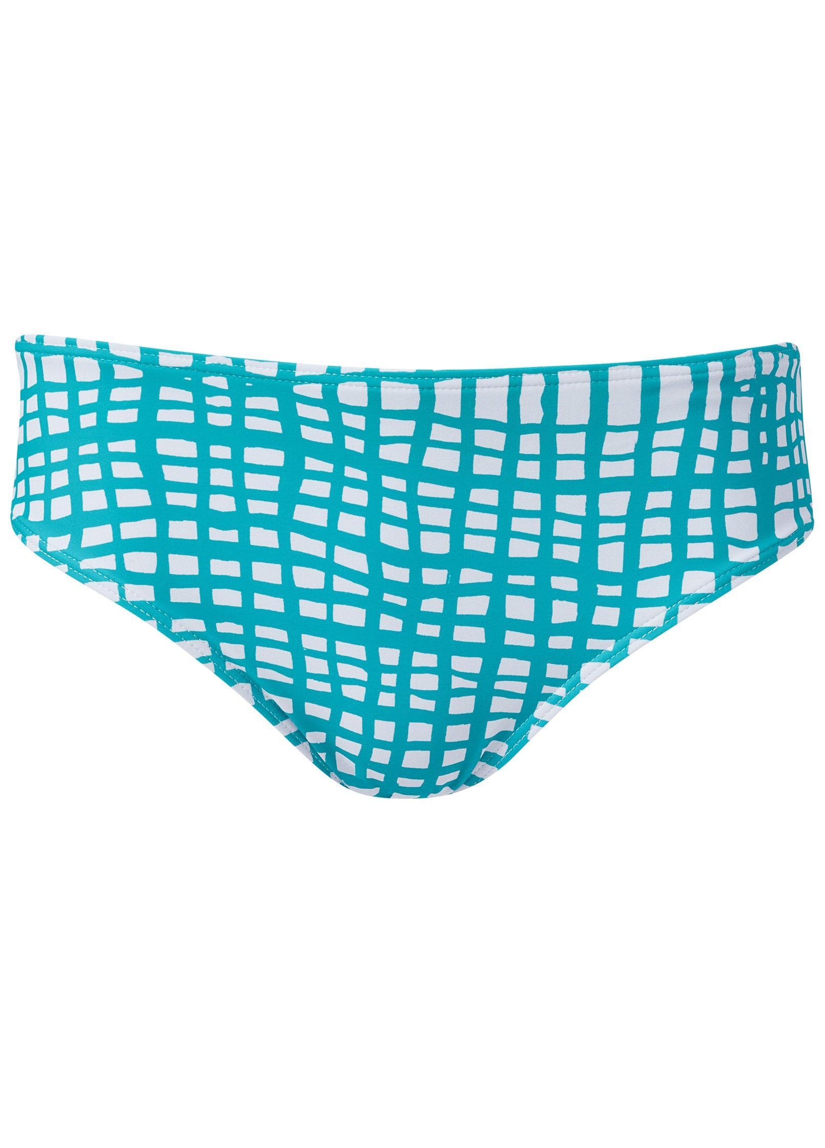 Fiji Mid Rise Moderate  - Checker Me Blue Product Image