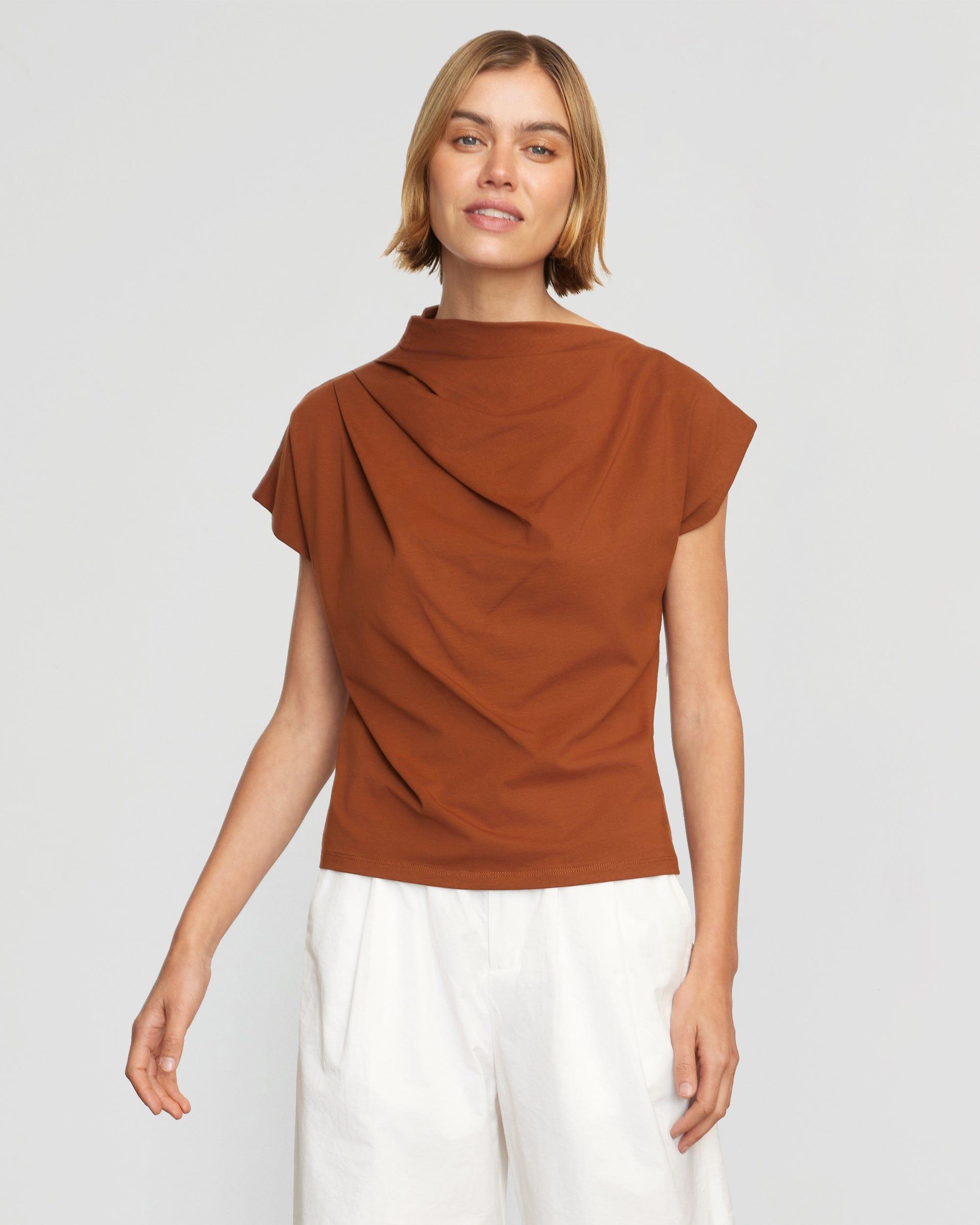 Kenny Asymmetric-Neck Tee Product Image