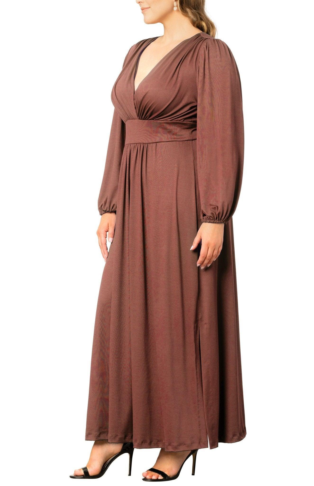 Kelsey Long Sleeve Maxi Dress - Plus Product Image