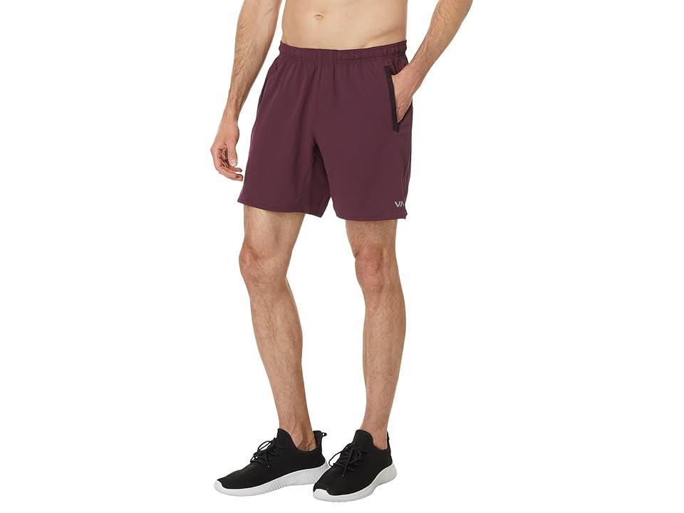 RVCA Yogger Stretch Shorts (Plum) Men's Shorts Product Image