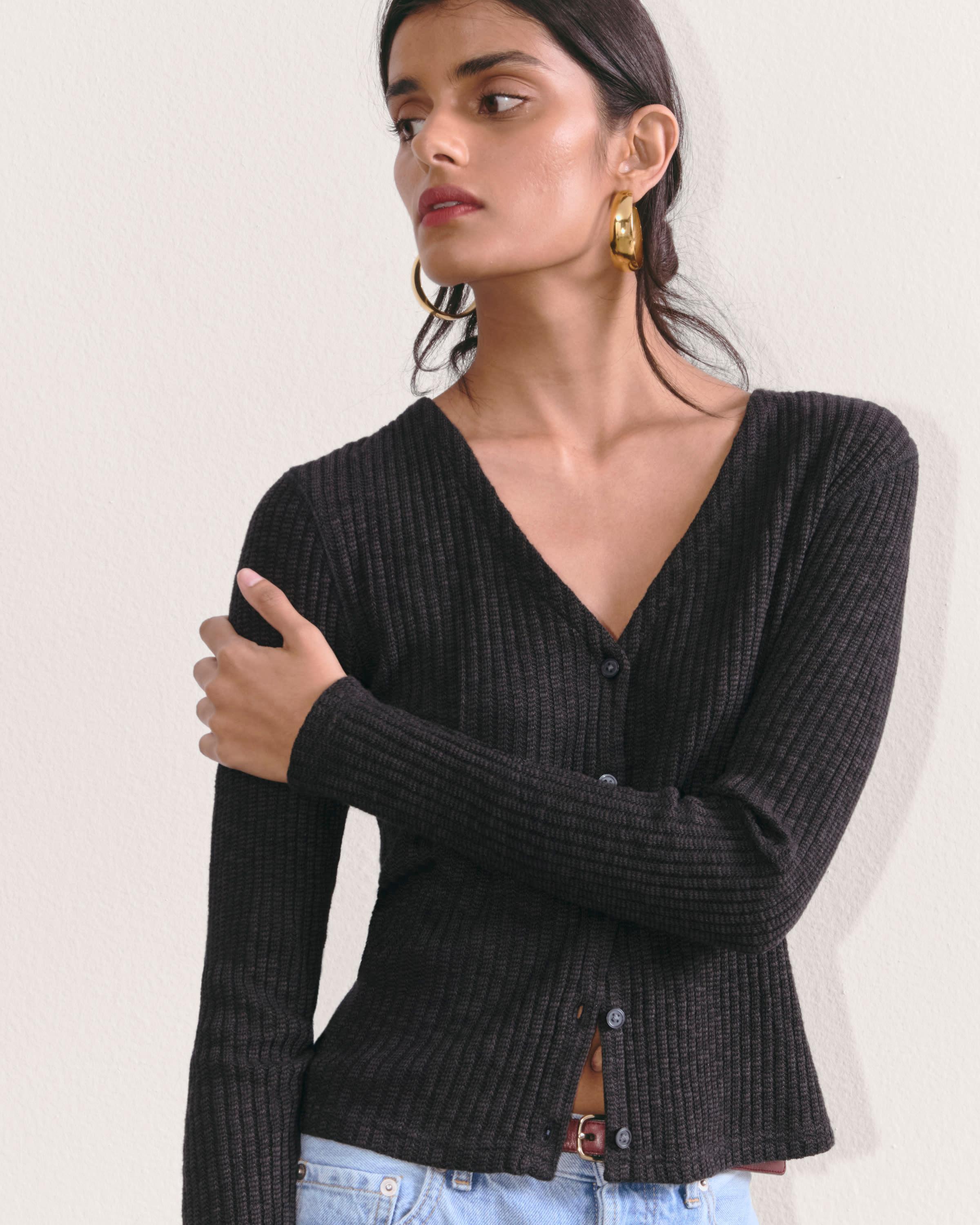 The Cozy-Rib Cardigan Product Image