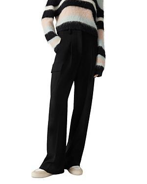 Womens Fara Crepe Straight Pants Product Image