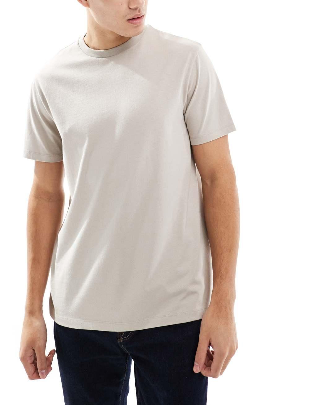 ASOS DESIGN 3 pack crew neck t-shirts in multiple colors Product Image