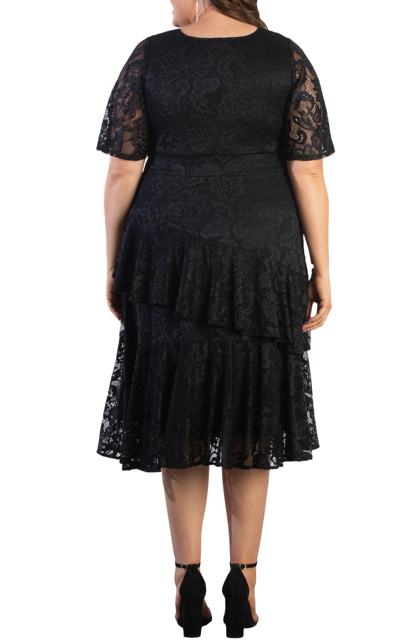 Lace Affair Cocktail Dress - Plus Product Image