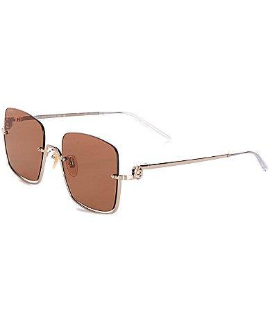 Womens GG Upside Down Square Sunglasses Product Image