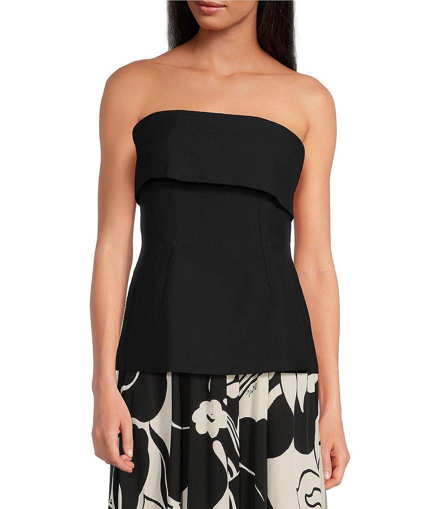 Tara Jarmon Wool-Blend Strapless Fitted Top Product Image