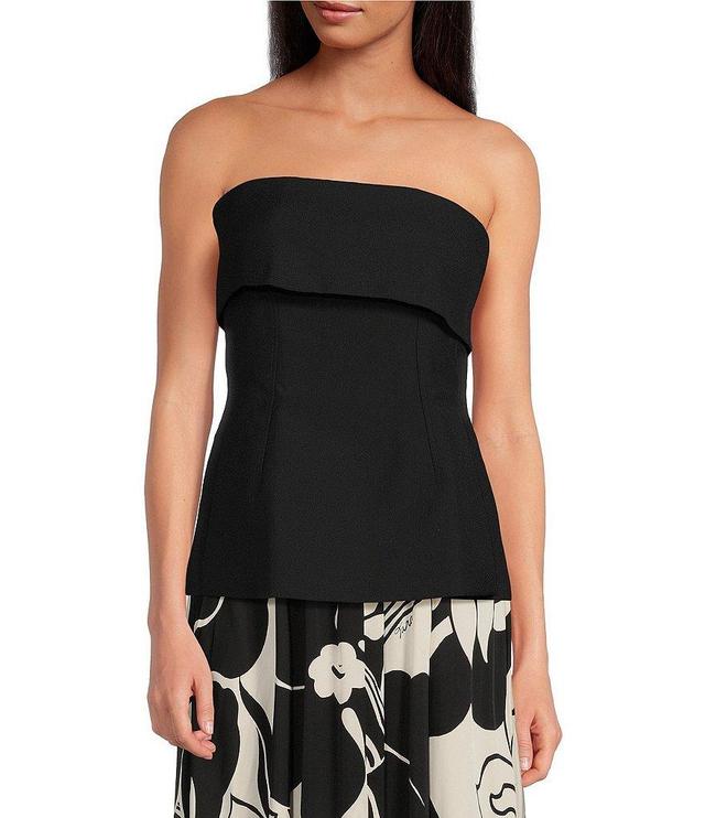 Tara Jarmon Wool-Blend Strapless Fitted Top Product Image