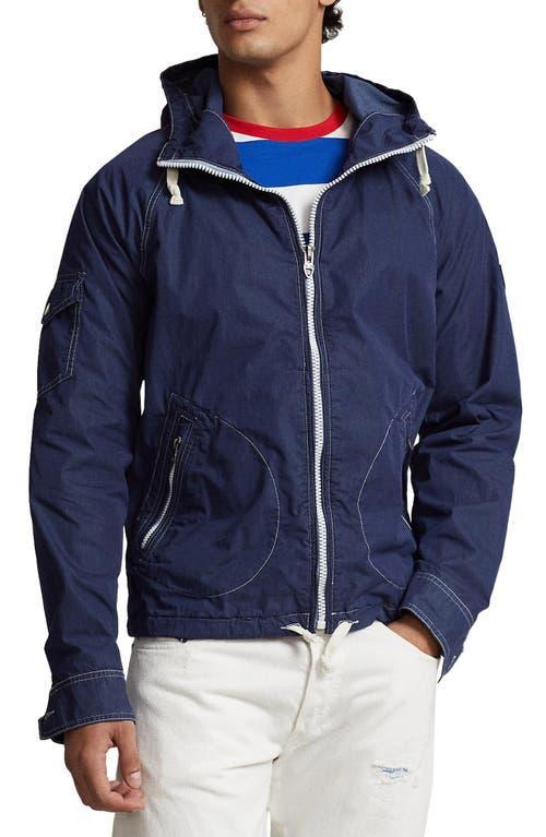 Mens Hooded Bomber Jacket Product Image