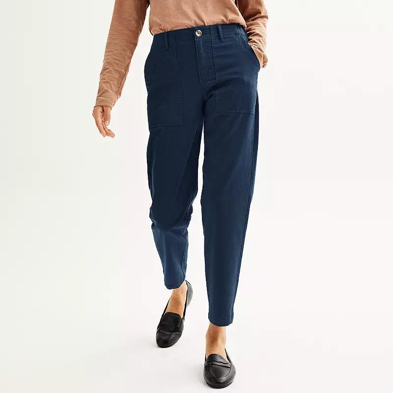 Womens Sonoma Goods For Life Utility Straight Leg Pants Product Image