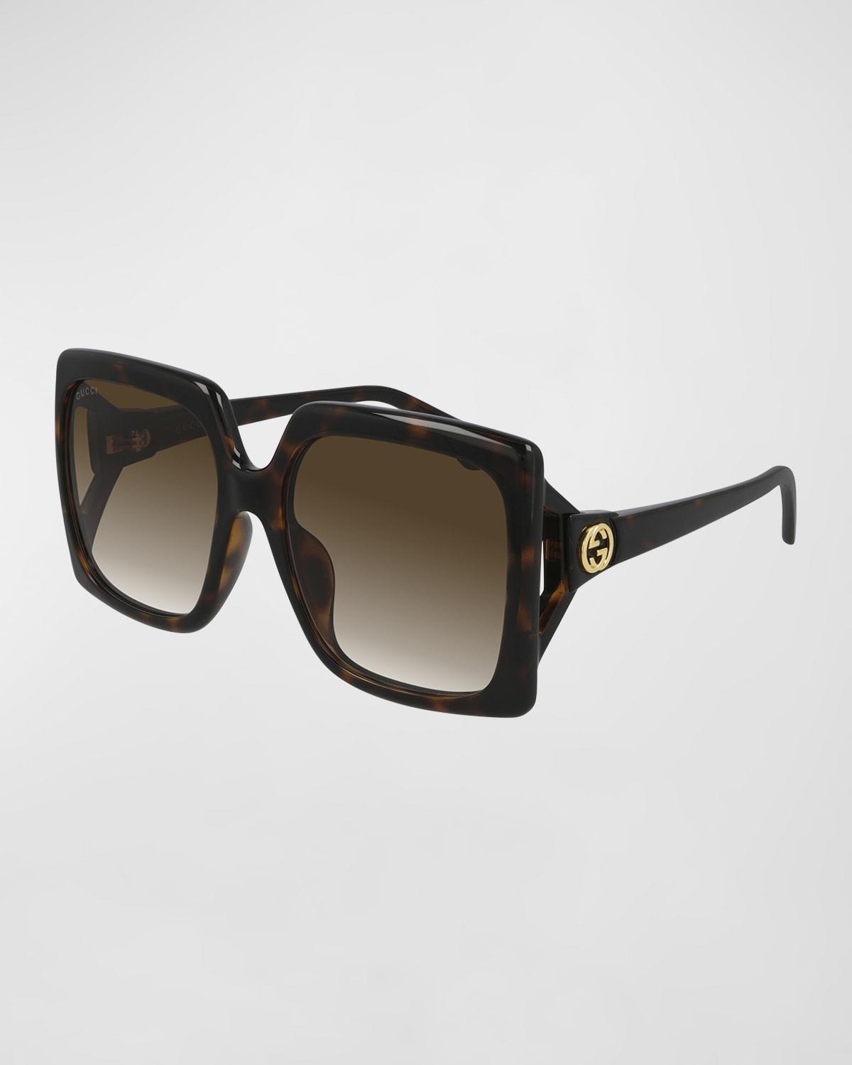 Womens Gucci Logo 59MM Oversized Square Sunglasses Product Image