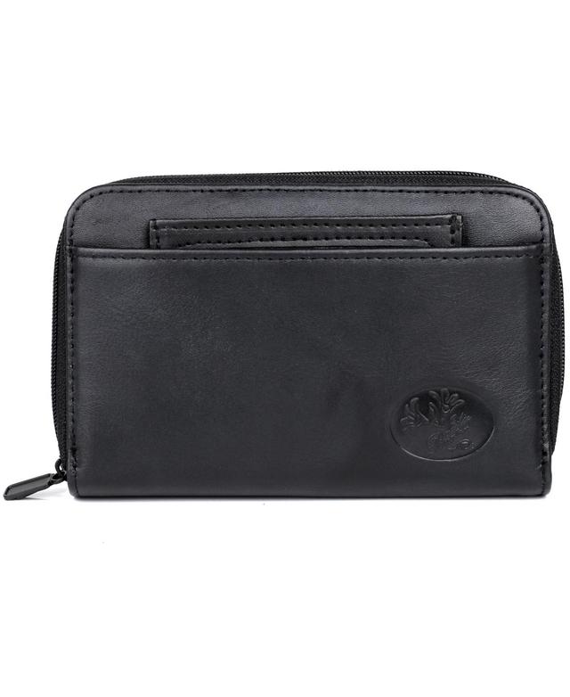 Julia Buxton Heiress RFID-Blocking Leather Double Zip Organizer Wallet Product Image