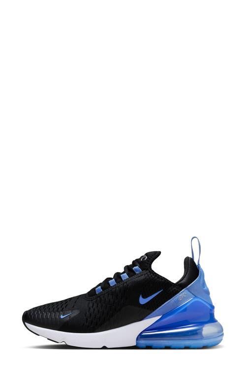 NIKE Black & Blue Air Max 270 Sneakers In Royal Pulse/metallic Silver/black Product Image