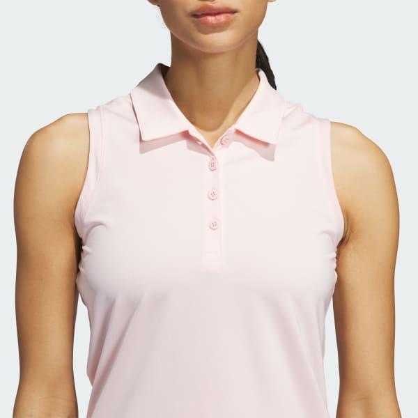 Ultimate365 Solid Sleeveless Polo Shirt Product Image