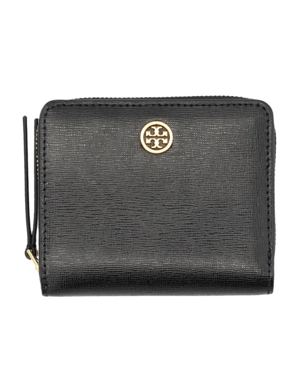 TORY BURCH Robinson Bi-fold Wallet In Black Product Image